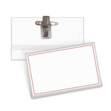 Personas karte ar metāla klipsi FORPUS, 54x90mm