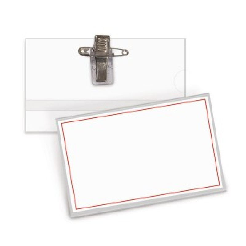Personas karte ar metāla klipsi FORPUS, 54x90mm