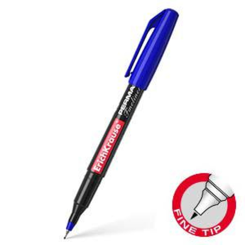 Permanentais marķieris CD/DVD 0.6mm zils FP-50