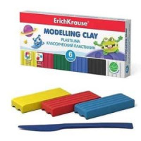 *Plastilīns 6 krāsas Monsters ErichKrause