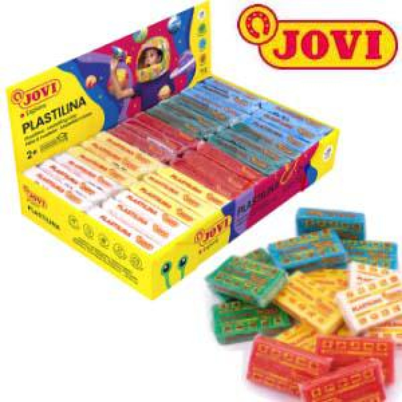 Plastilīns JOVI 70B 5 krāsas, 30 gab.x50gr