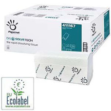 Dvieļi-salvetes 2 slāņi DISSOLVE TECH, 250 V-salvetes