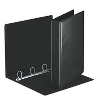 Mape Panorama A4 ar 4 D riņķiem 55 mm, melna