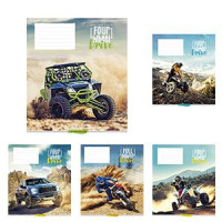 Burtnīca 12 lap. līniju, Drive, kartona vāks