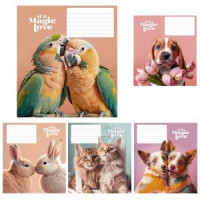 Burtnīca 12 lapas līniju, Magic love, UV laka