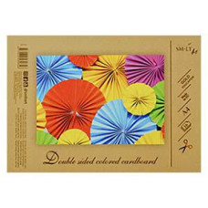 Krāsains kartons A4, 16 krāsas divpusējs 190g/m2