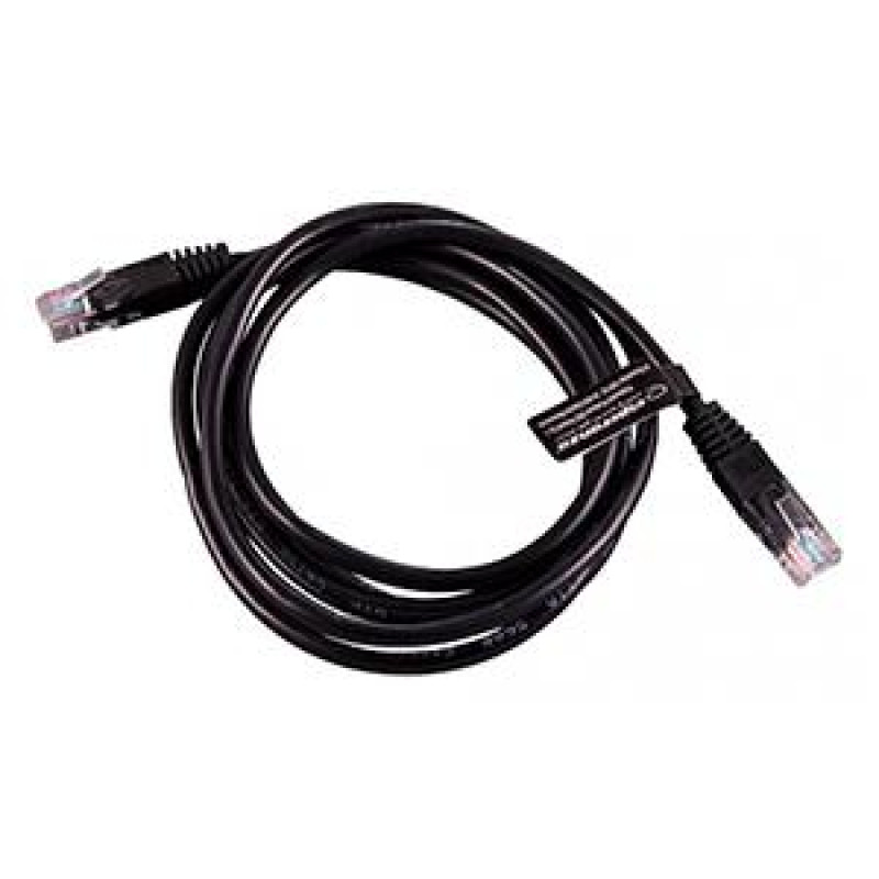 Kabelis patch 2m 5E UTP melns Esperanza