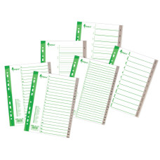 Sadalītājs dokumentiem FORPUS  1-12 polipropilēna MAXI 297x230/245 mm