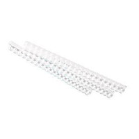 Plastmasas spirāle, 25 mm, 240 lapas, balta, 1 gab.