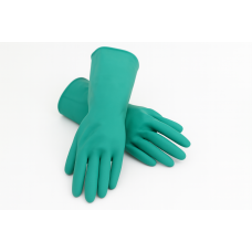 Nitril cimdi, "Super Nitrile", 33cm, zaļi, 400mik, (S), (pāris)