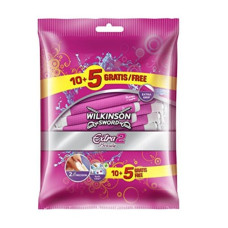 WILKINSON Extra Beauty 2 vienreizējie skuvekļi 10+5