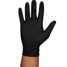 Nitrila cimdi, "Gentle Touch", melni, izmērs XL, 100gab/iep, 10iep/kaste, 3,5 gr
