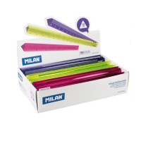 Lineāls 15cm NEW LOOK trīsstūrveida