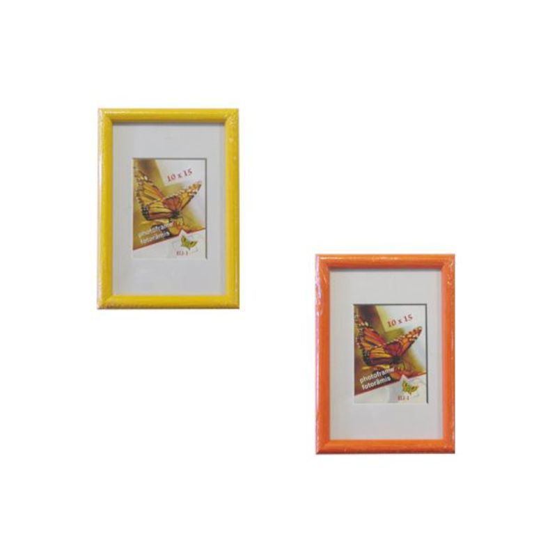 Fotorāmis 13x18cm COLORI koka, dzeltena krāsa