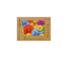 Krāsains kartons A4, 16 krāsas divpusējs 190g/m2