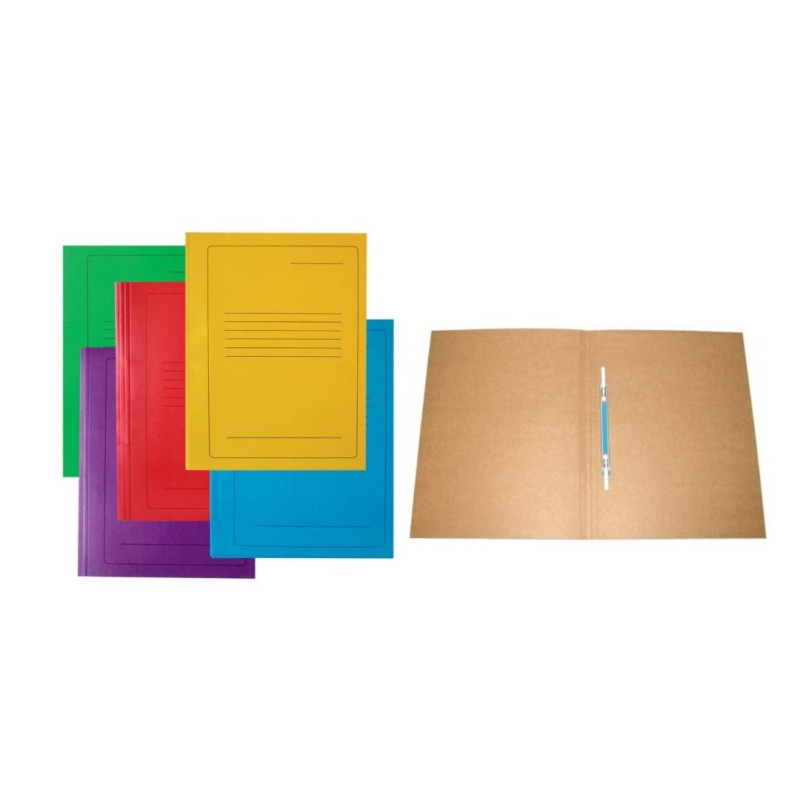 Ātršuvējs kartona SMILTAINIS A4 sarkans