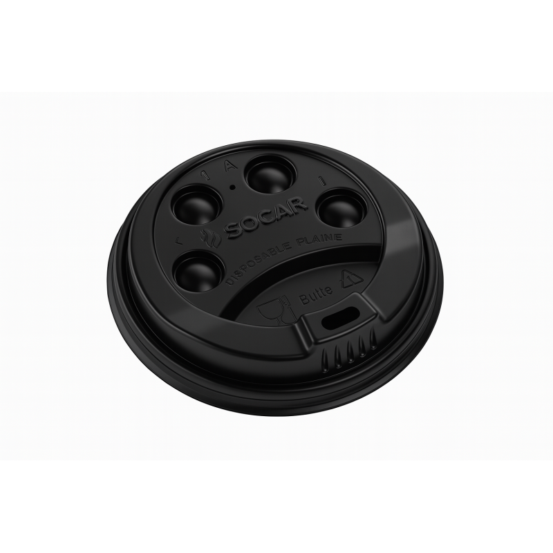 Vāciņš glāzēm ,FIB, 240ml, 80mm, melns, 50gab/iep, 32iep/kaste