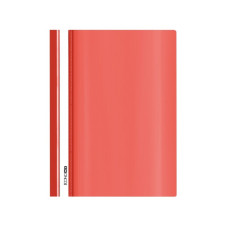 Ātršuvējs A4 sarkans ar caurspīdīgu vāku