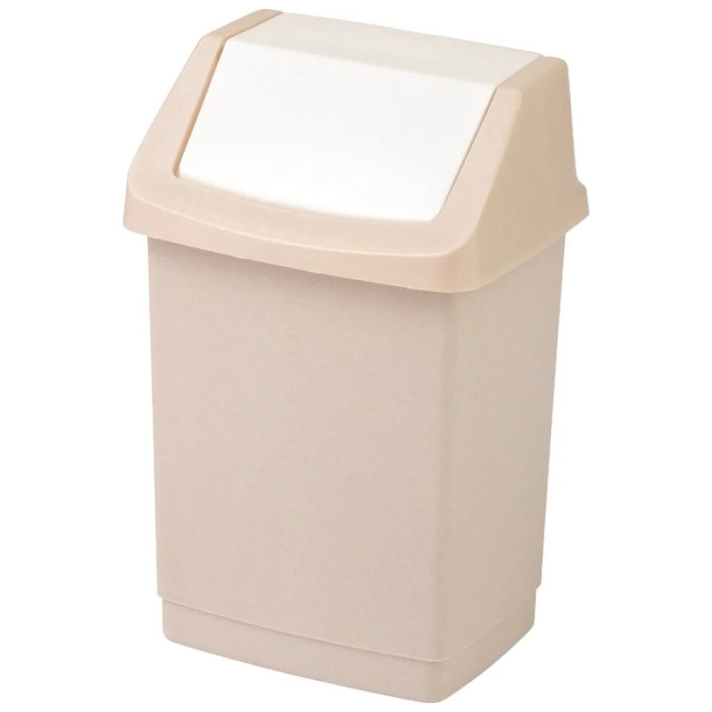 Atkritumu tvertne 50 litri Click-it, CURVER, bēša krāsa