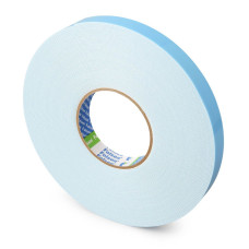 Abpusēja putu līmlente 25mm x 1.1m, balta, poliestera, Folsen