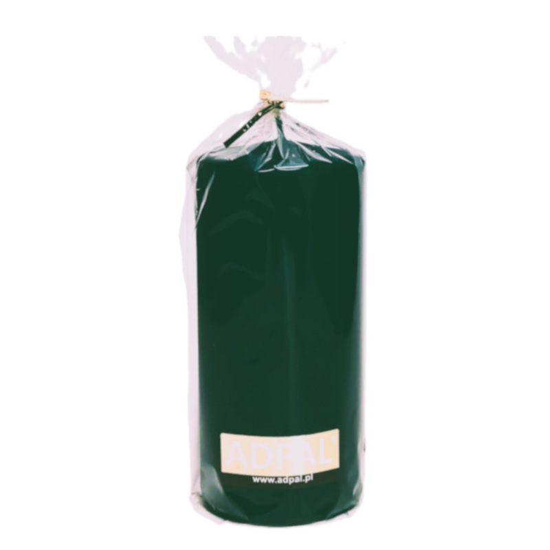 Cilindriska svece 58x120 "Adpal" tumši zaļa 40h