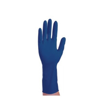 Lateksa cimdi, "Superblu", 30cm, zili, (M), (50gab)