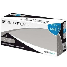 Nitrila cimdi bez pūdera, "SELECT PF Black" (S), (100gab)