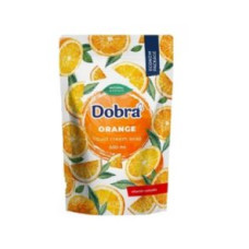 DOBRA šķidrās krēmziepes rezerve APELSĪNS 500ml ( Izcelsmes valsts Ukraina )