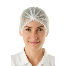 Cepurīte FORPUS, PP, 51cm, balta, 100gab., (10iep/kastē)