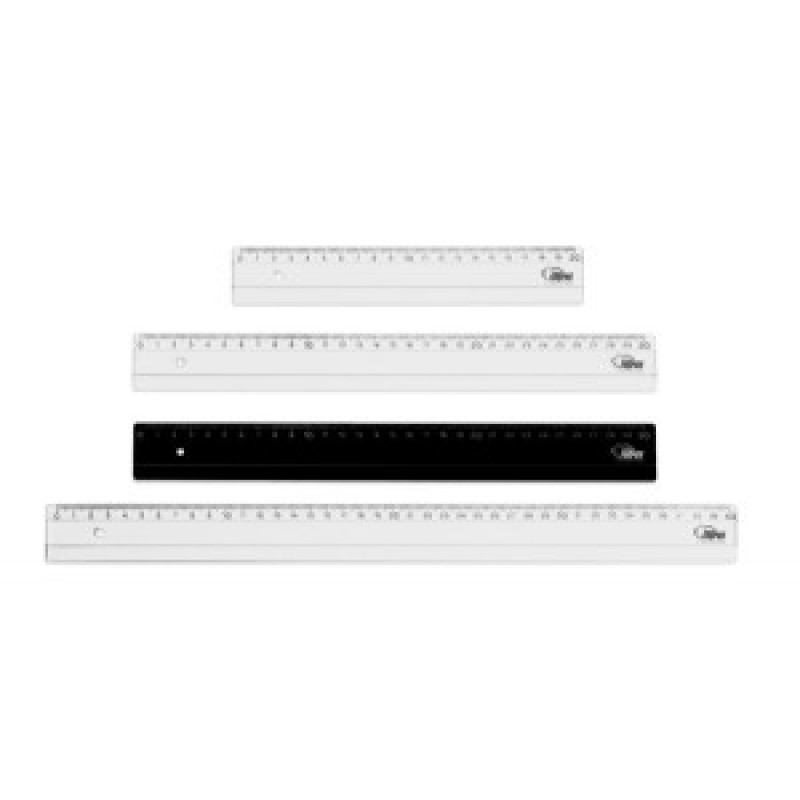Lineāls melns 30cm.