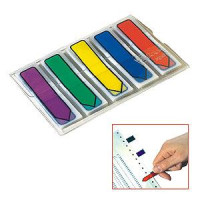 Indeksi 3M Post-it Bultiņu komplekts 12x43mm/20l.