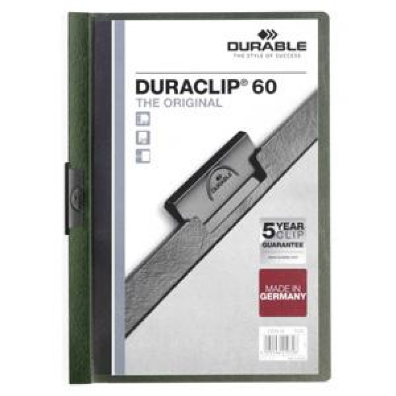 *Mape Duraclip Original 60 DURABLE, tumši zaļa