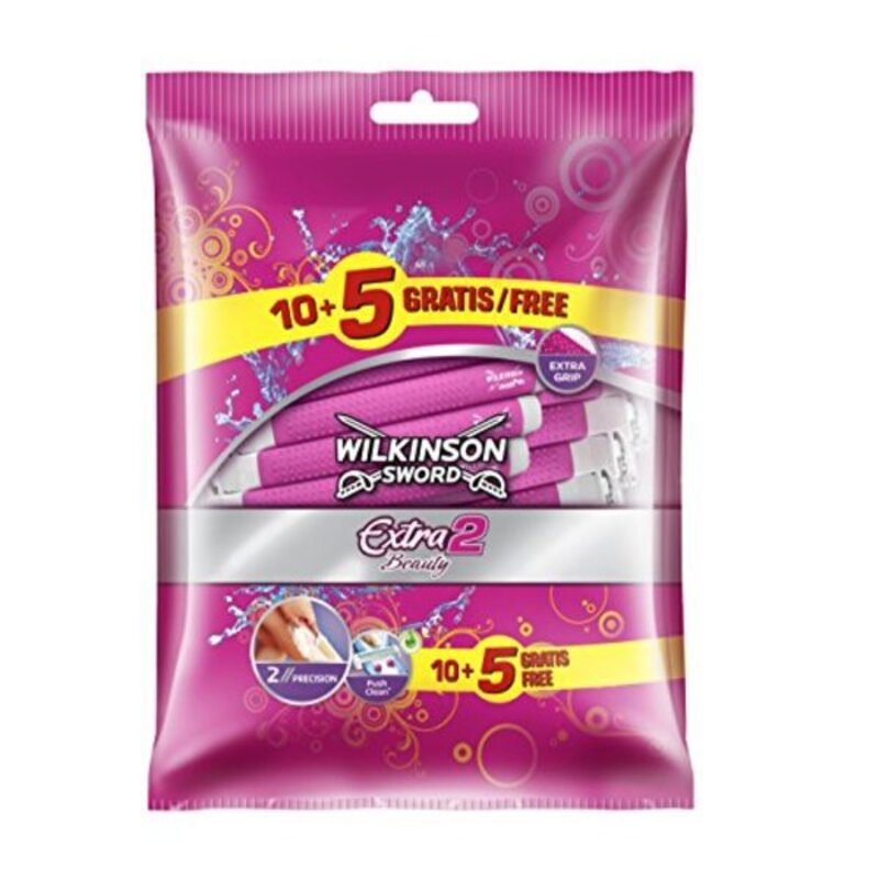 WILKINSON Extra Beauty 2 vienreizējie skuvekļi 10+5