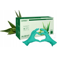 ALOEVIT nitrila cimdi ar alveju un vitamīnu E b/p N100 izm. L