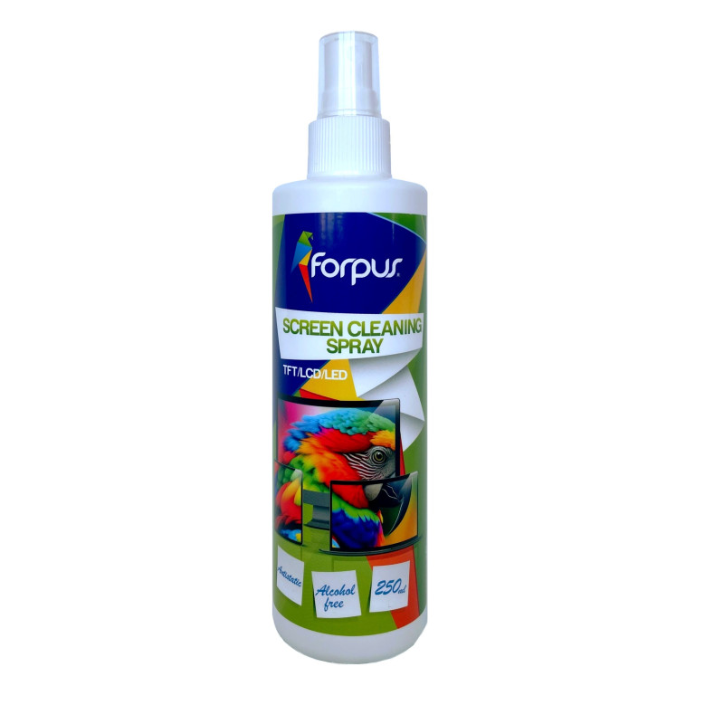 Aerosols ekrānu tīrīšanai FORPUS 250ml (12gab./kastē)
