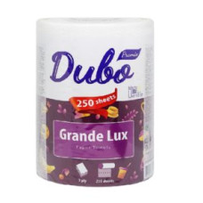 Papīra dvielis DIVO Premio Grande LUX, balts, 3 kārtas, 250lap. ( Izcelsmes valsts Ukraina
