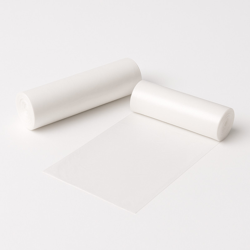 Atkritumu maisi 35L, 55x68cm, balti, 10mikr, HDPE, MULTIPACK, 20gab/rul, 50rul/kastē
