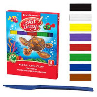 *Plastilīns 8 krāsas ArtBerry Aloe Vera,