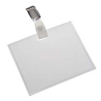 Personas karte 60x90 horizontāla ar metāla klipsi