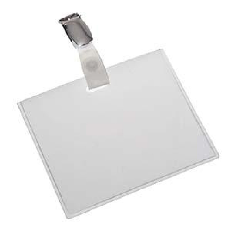 Personas karte 60x90 horizontāla ar metāla klipsi