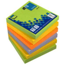 Līmlapiņas INFO 75x75 Spring asorti 6gab.x 100