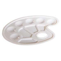 Palete klasiskā, ovala