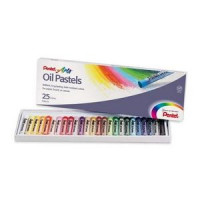 Eļļas pasteļkrītiņi 25 krāsas OIL PASTELSˇPENTEL