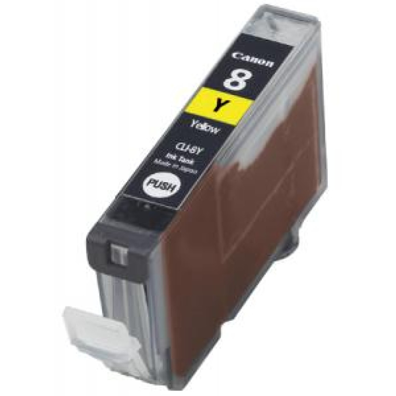 BG kārtridžs Canon CLI-8Y dzeltens ar čipu