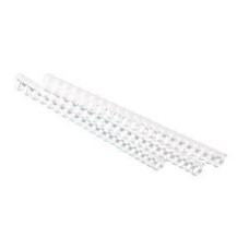 Plastmasas spirāle, 10 mm, 65 lapas, balta, 1 gab.