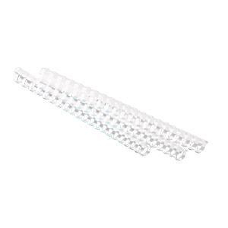 Plastmasas spirāle, 10 mm, 65 lapas, balta, 1 gab.