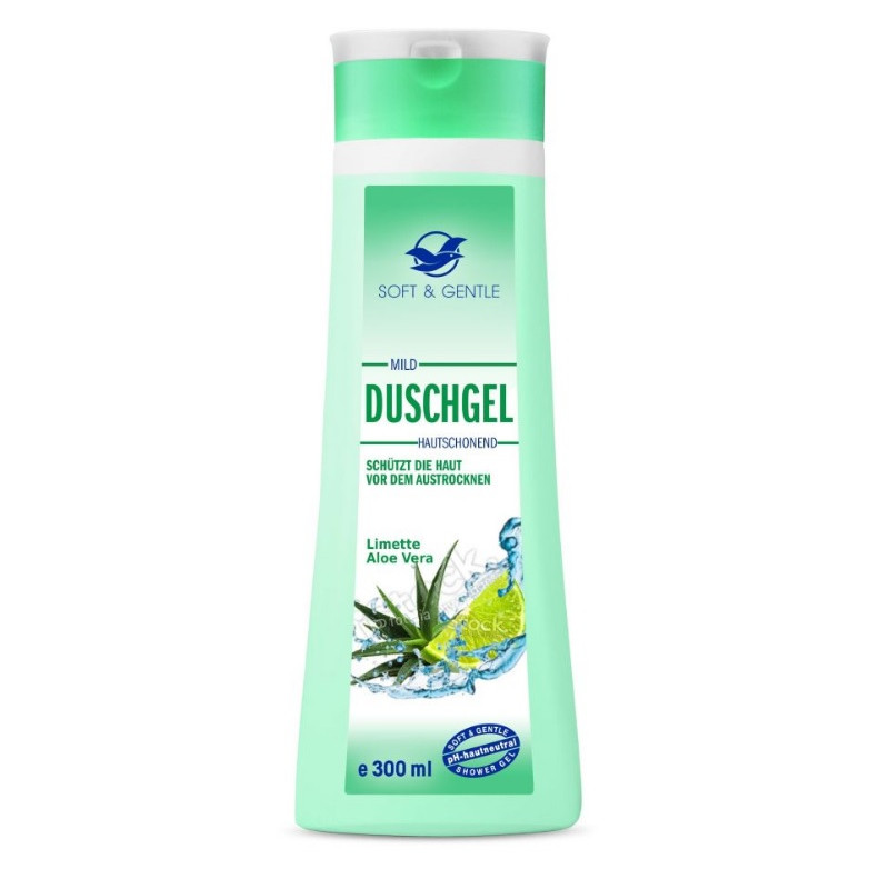 SOFT & GENTLE Dušas želeja LAIMS & ALOE VERA 300ml ( Izcelsmes valsts Vācija )