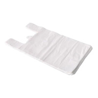 Iepakojuma maisi ar rokturiem, 35+16 x 64cm, 25mik, baltie, (100gab)