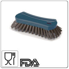 Detectable ergonomiska rokas birste, vidēji gari sari, liela, 23x10x5.5cm, t.zila