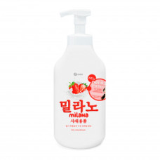 Dušas putas MILANA ar zemeņu ekstraktu un piena proteīniem,750 ml